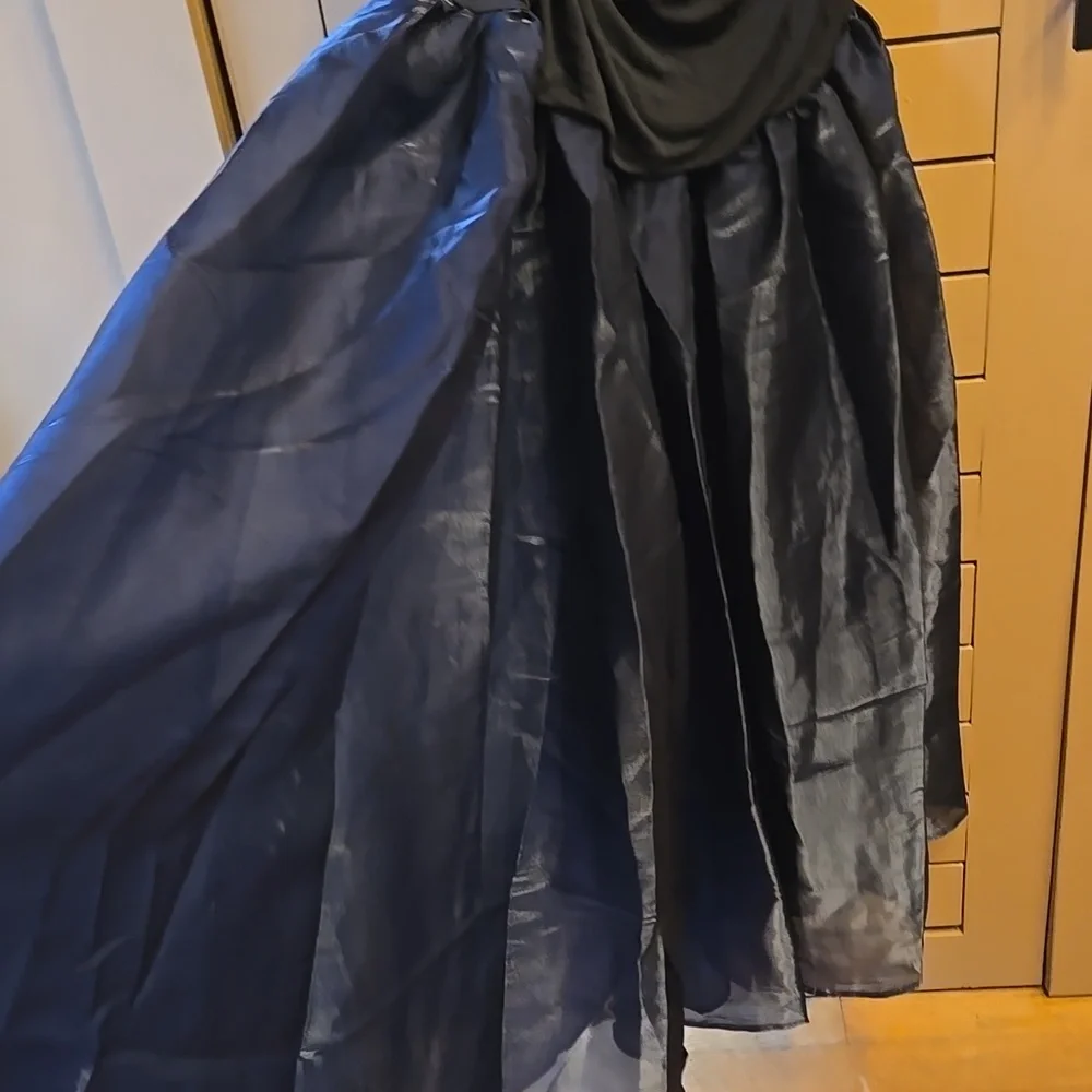 Staud LIYA DRESS BLACK NAVY Size Medium - Picture 8 of 10